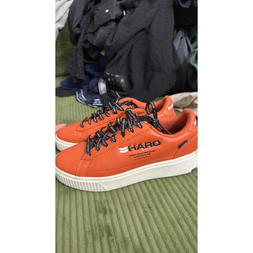 Le Coq Sportif x Haro BMX‎ Orange Leather Sneakers Womens 4.5 US 36 EUR